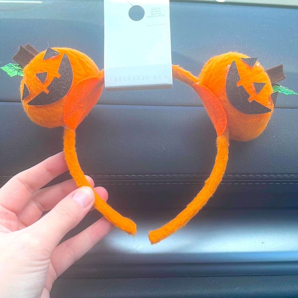 Pumpkin headband 🎃